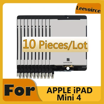 10 חתיכות המחשבים צגי lcd עבור אפל iPad mini 4 A1538 A1550 מסך מגע תצוגה LCD דיגיטלית לוח הרכבה החלפה