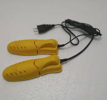 220V 10W צהוב אופנה סגנון גמיש חשמלי הנעל מייבש למבוגרים נעל חם יכול להרחיב 0-3 ס 