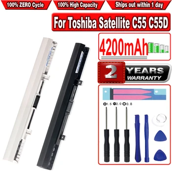 4200mAh PA5186U PA5185U סוללה עבור Toshiba Satellite C55 C55D C55T L55 L50-B L55D L55T C55-B C55-B5299 C55-B5202 PA5186U-1BRS