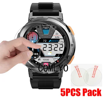 5pcs pack עבור Kospet טנק T2 Ultra זכוכית מחוסמת שעון חכם מגן מסך זכוכית 9H 2.5 D סרט