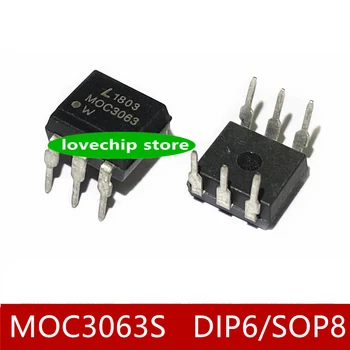 5pcs חדש מקורי MOC3063S-TA1 DIP6 SOP8 SCR Photocoupler 3063