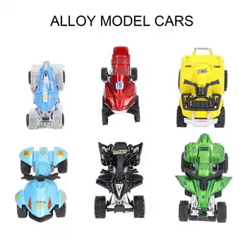 6pcs 1:60 בקנה מידה אופנוע מודל צעצועים בצבעים שונים צורות לקדם את התיאום סגסוגת מכונית צעצוע רכב סט צעצוע לילדים