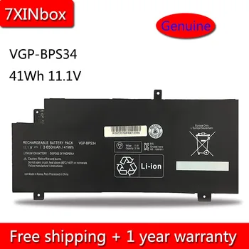 7XINbox 41Wh 11.1 V מקורי VGP-BPS34 VGP-BPL34 סוללת המחשב הנייד של Sony Vaio Fit 15 לגעת SVF15A1ACXB SVF15A1ACXS SVF14AC1QU