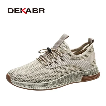 DEKABR הקיץ רשת גברים נעלי משקל נעלי גברים אופנה מקרית נעלי הליכה לנשימה Mens נעלי Zapatillas Hombre