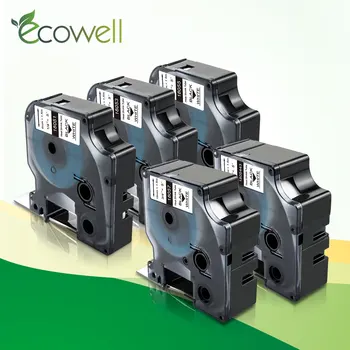 Ecowell Multisize תעשייתיים, חום מתכווץ 18051 18052 18053 18054 18055 18056 18057 18058 1805443 על Dymo קרנף תוויות
