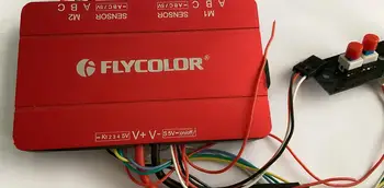 Flycolor רעם E-קורקינט ESC מהירות בקר 50A 4-6S 24V hv 5V3A בק בשביל כפול sensored מנוע brushless