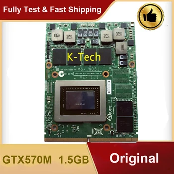 GTX570M GTX 570M 1.5 GB GDDR5 N12E-GT-A1 Video Graphics כרטיס MSI 16F1 16F2 1761 GT60 GT70 GT683 GT680 GX680 GT780 GX780 GT660