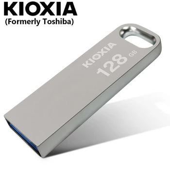 KIOXIA TransMemory U366 Pendrive USB פלאש כונן 128GB 3.2 Gen1 גבוהה מהירות קריאה 200MB/S עט כונן זיכרון לשעבר Toshiba