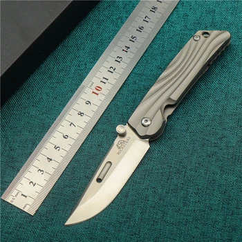 ROCKSTEAD ומתקפל חיצונית מחנה AUS-10 פלדה חדה, קשיות גבוהה סכין ציד טקטיקות EDC כלי בכיס סכין מטבח.