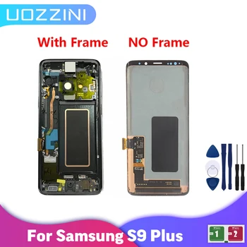 SUPER AMOLED עבור SAMSUNG Galaxy S9 בנוסף מסך מגע LCD דיגיטלית בלי/עם מסגרת S9 בנוסף LCD G960 G965 החלפת נבדק +כלי