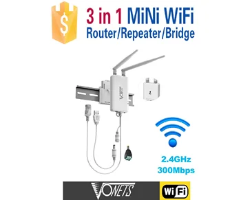 VONETS 2.4 G WiFi נתב WiFi קווי גשר Ethernet מהדר נקודה חמה אות Extender RJ45 ל-WiFi מתאם DVR PLC VAP11S