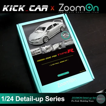 ZoomOn Z001 1/24 דגם הרכב האזרחית FD2 סוג R (גרסה חדשה) פירוט-סידרת דגם הרכב רכב, סוויטת יד אמנויות