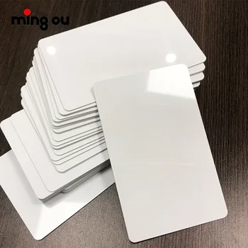 איכות גבוהה חמה הדפסת סובלימציה פלסטיק לבן עסק חכם ריק כרטיס Pvc חומרים