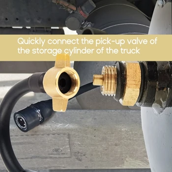 ב6 / 8 אינץ אוויר צריכת האוויר מחבר חיבור צינור משאית צינור האוויר אבק נושבת צינור עבור משאית טריילר אוויר L41A