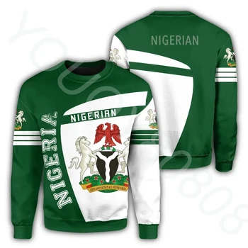 האביב החדש ניגריה החולצה ספורט פרימיום אפריקה אזור סוודר בגדי גברים של צוואר עגול רטרו Harajuku ספורט