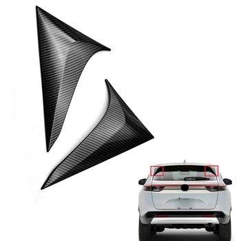 המכונית החלון האחורי ספוילר צד כנף לקצץ לכסות לקשט עבור הונדה HRV-HR-V Vezel 2021 2022 סיבי פחמן