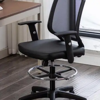 הקופה בר רגל גבוהה הרמת הכיסא במשרד הביתה מחקר מסתובב רשת משענת הגב מתכווננת משענת יד כיסא המחשב