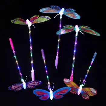 חיסכון בחשמל להאיר פרפרים מקל זוהר בחושך מספר צבעים זוהרים חיה מקל אור צעצוע של פסטיבלים אספקה