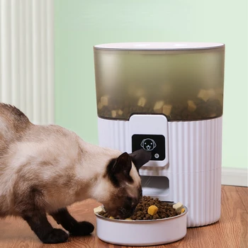 חתול אוטומטי חיית המחמד מזין חתול מחמד להאכיל כלב מכונת האכלה מזון לחתולים, מכונה תזמון