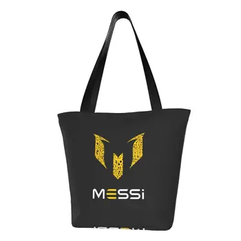 לשימוש חוזר Messis כדורגל שקית קניות, נשים הכתף בד תיק רחיץ מצרכים קונה שקיות