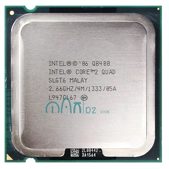 מחשב Intel Core2 Quad למעבד Q8400 (4M Cache, 2.66 GHz, 1333 MHz FSB) LGA775 שולחן העבודה של המעבד
