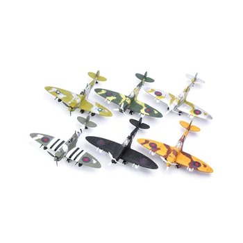 מלחמת העולם השנייה ספיטפייר 4D התאספו 1:48 מטוסים מודל ילדים הצבאית של מדע צעצועים