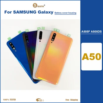 עבור Samsung Galaxy A50 2019 A505 הסוללה הכיסוי האחורי Samsung A505F A505DS דיור חלופי+עדשת המצלמה