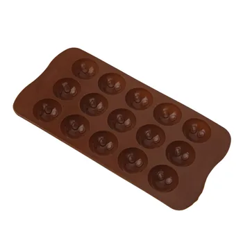 עוגת עובש הפנים בצורת DIY סוכריות שוקולד עובש סיליקון מטבח אפייה AccessoriesFace