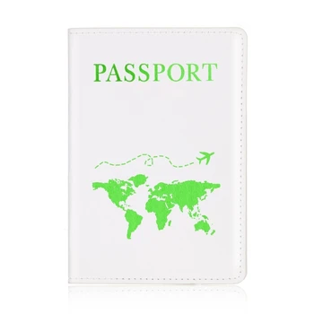 עור PU הכלה דרכון מכסה בעל כרטיס נסיעה מגן כרטיסי כיס מארגן החתונה זוגות נסיעות מתנה