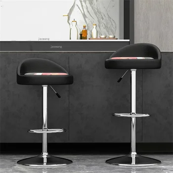עור הסלון. הכיסא מול שולחן קפה מסתובב להרים כיסא בר מודרני מינימליסטי משק הבית מטבח משענת גב גבוה הכיסאות
