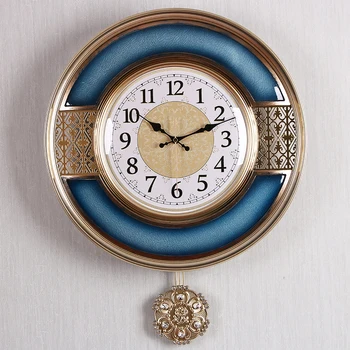 שקט מכונת שעון קיר אמנות מצחיק כחול מינימליסטי יוקרה שעון קיר למשרד חדש נורדי רלו דה ונקייה הסלון קישוט