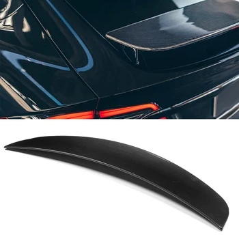 תא המטען ספוילר סיבי פחמן תא המטען האחורי ספוילר כנף המכונית שינוי מתאים טסלה, מודל X 2014-2019